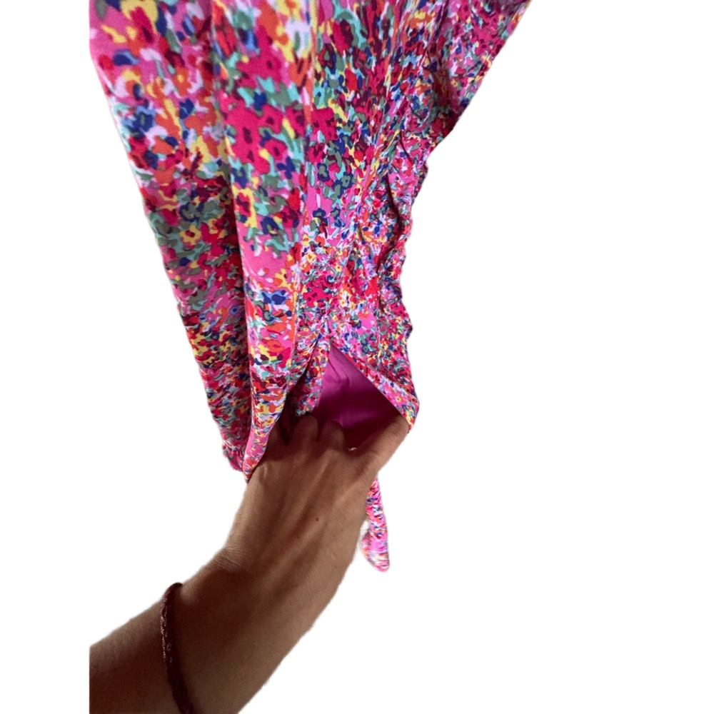 Gap Floral Pink Ruffle Dress - Picture 6 of 8